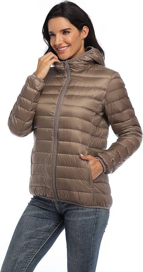 short hooded down jacket