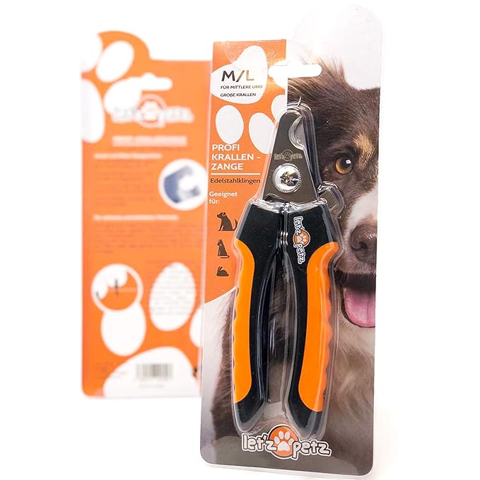 LetzPetz Krallenzange | Krallenpflege | Krallenschere | Schere für Hunde, Katzen, Meerschweinchen und Kaninchen | Haustier Kr