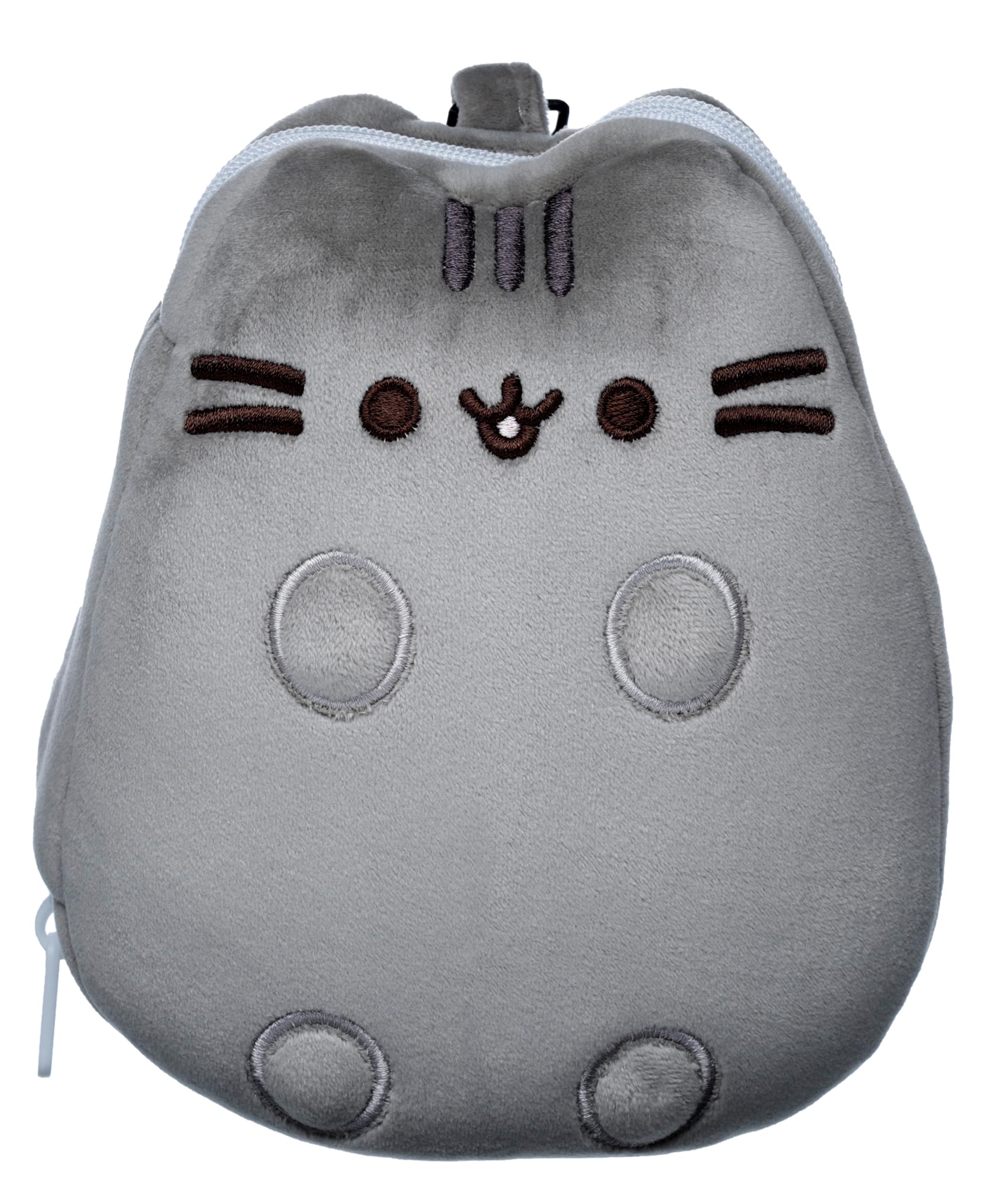 Puckator Relaxeazzz Pusheen Cat Shaped Travel Pillow & Eye Mask - Sleep Eye Mask Masks - Kids Travel Accessories For Sleeping Airplane - Flight Plane Neck Pillow Pillows