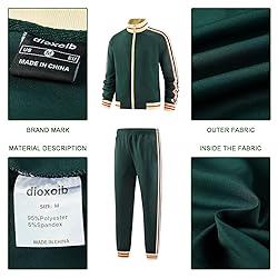 dioxoib Track Suits for Men Set 2 Piece Tracksuits