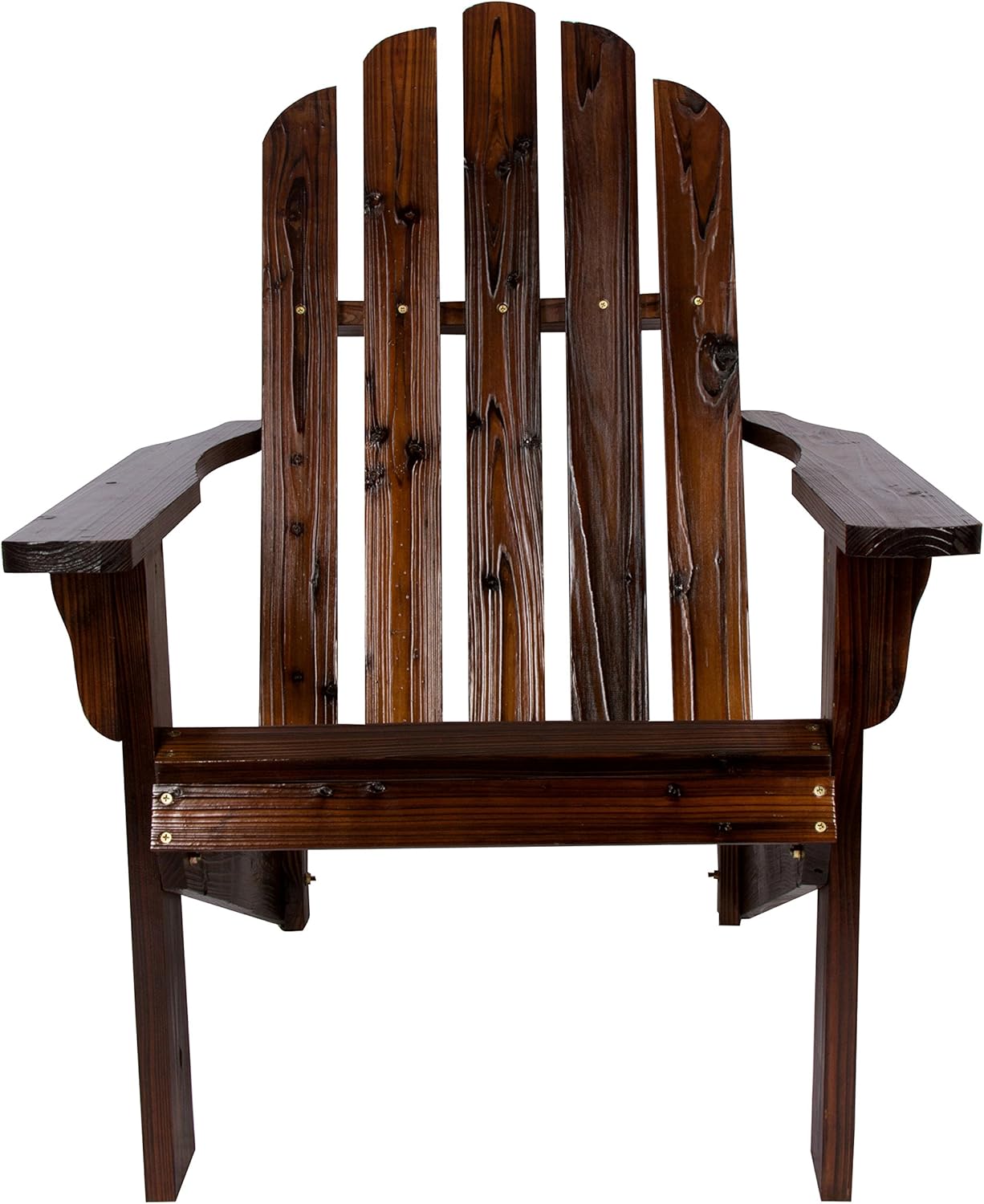 Shine Company Inc. 4618BB Marina Adirondack Chair, Burnt Brown : Adirondack Chair Resin : Garden & Outdoor