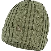 Spyder Womens Fleece Lined Cable Knit Beanie