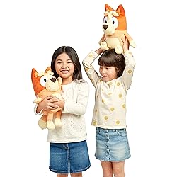 Bluey S2 Jumbo Plush - Bingo, Multicolor, 16 inches
