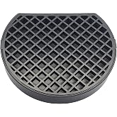 4" Coffee Drip Catcher Tray for Nespresso &amp; Espresso Machines - Small Water Dispenser Drip Tray, Anti-Slip Countertop Spill Mat, Durable Plastic Tray with Removable Grid