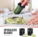 Fullstar 11-in-1 Mandoline Slicer Spiralizer Julienne Grater White view 6