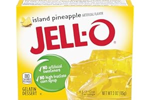 Jell-O Island Pineapple Gelatin Mix (3 oz Box)