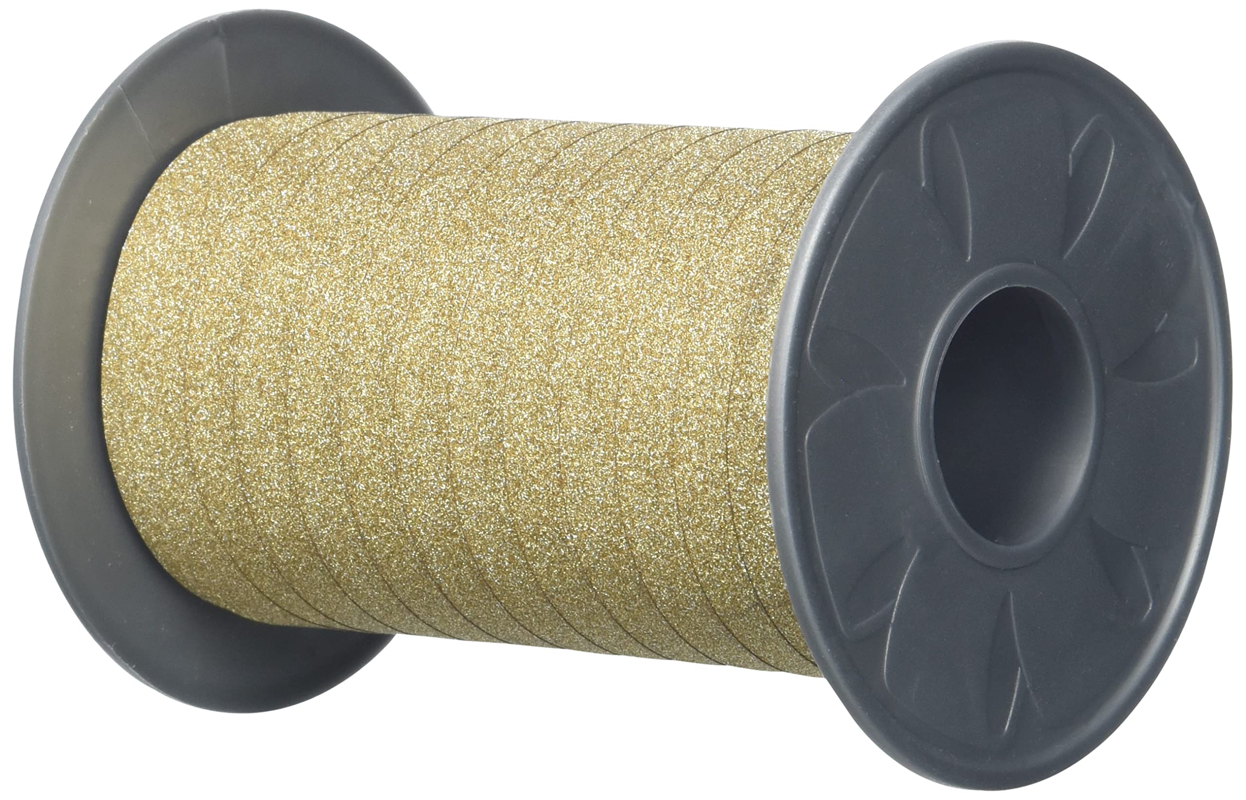 PRÄSENT - Poly Glitter Curling Ribbon Copper 10 mm width, 100 m length — image 1