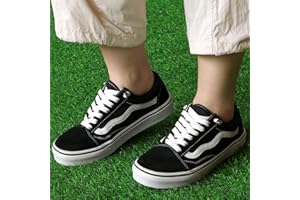 Flat Elastic Shoe Laces for Sneakers: No Tie Stretch Shoelaces for Adults 1 Pair