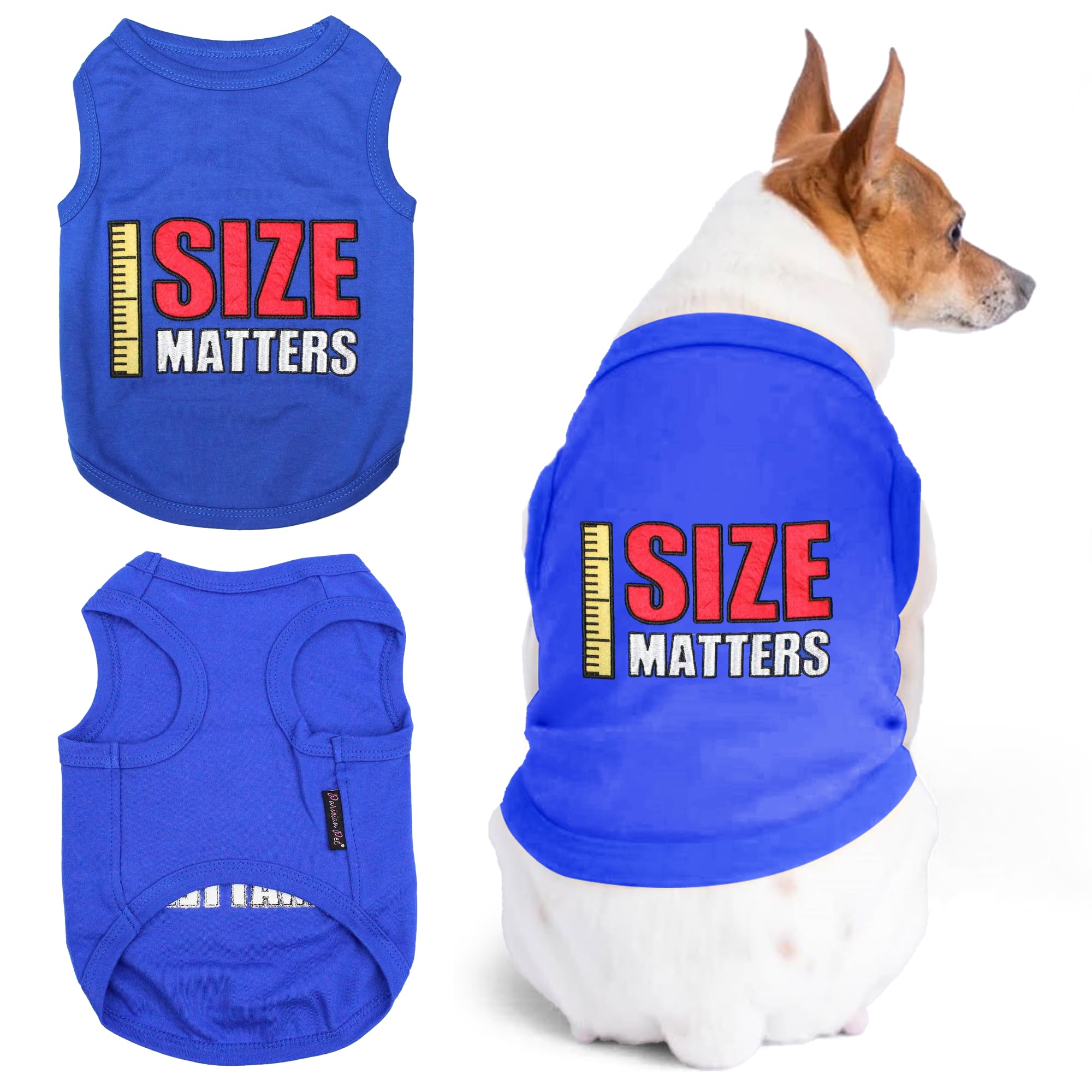 Parisian Pet Size Matters T-Shirt, X-Large