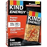 KIND Energy Bar, Gluten Free, Low Sugar, Peanut Butter, 1.76 Ounces, 30 Count