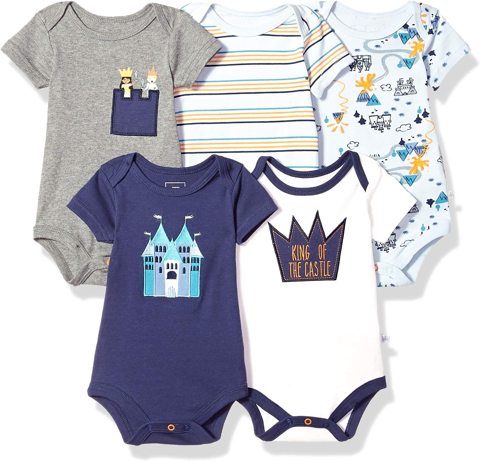 Baby 5 Pack Bodysuits (More colors Available!)