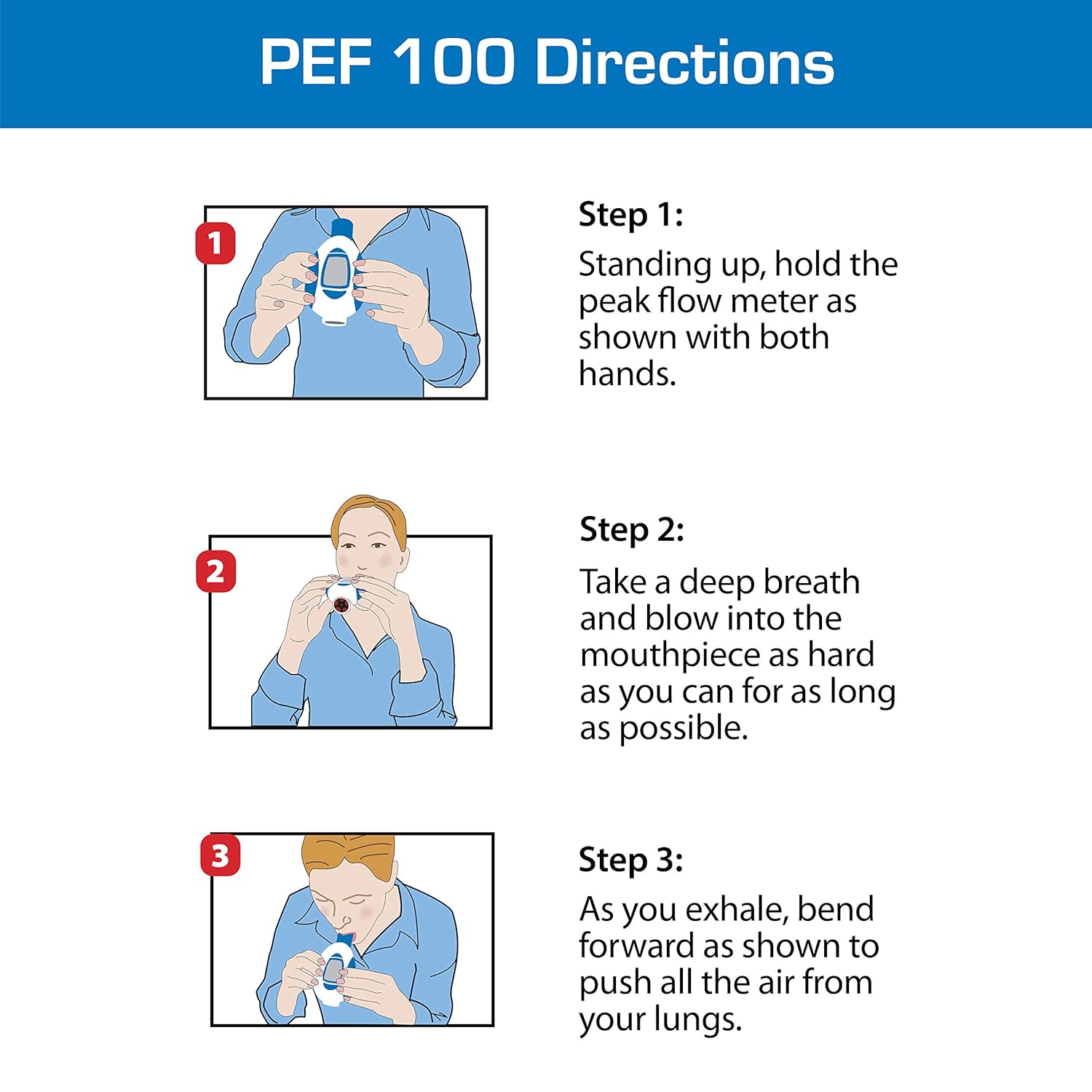 Microlife Digital Peak Flow Meter (PEF) and Forced Expiratory Volume (FEV1): Industrial & Scientific