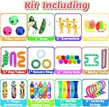 Chennyfun Rainbow Unicorn Fidget Toys Pack Stress Reliever Set view 4
