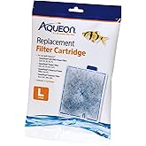 Aqueon Replacement Filter Cartridges Large - 1 Pack | Aquarium filter cartridge with activated carbon, dual-sided dense-floss, fits QuietFlow 20, 30, 50, 75
