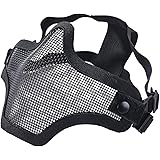 Taktische Ausr&uuml;stung Paintball Streik Stahl Half Face Mask f&uuml;r Airsoft