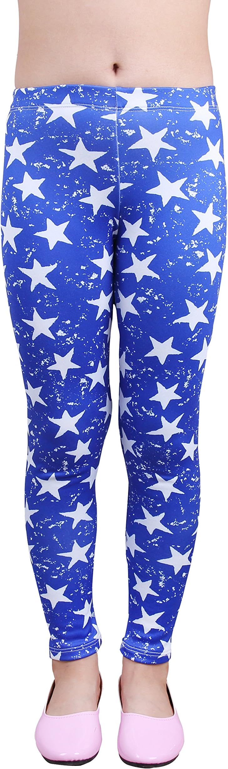 IRELIA Girls Print Leggings Summer Size for 4-12