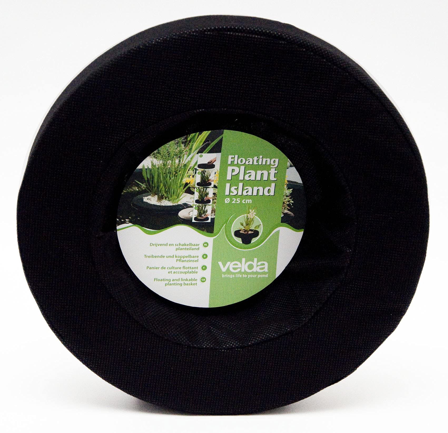 Velda 127572 Driving planting island for the pond, diameter 25 cm, Round, Floating Plant Island