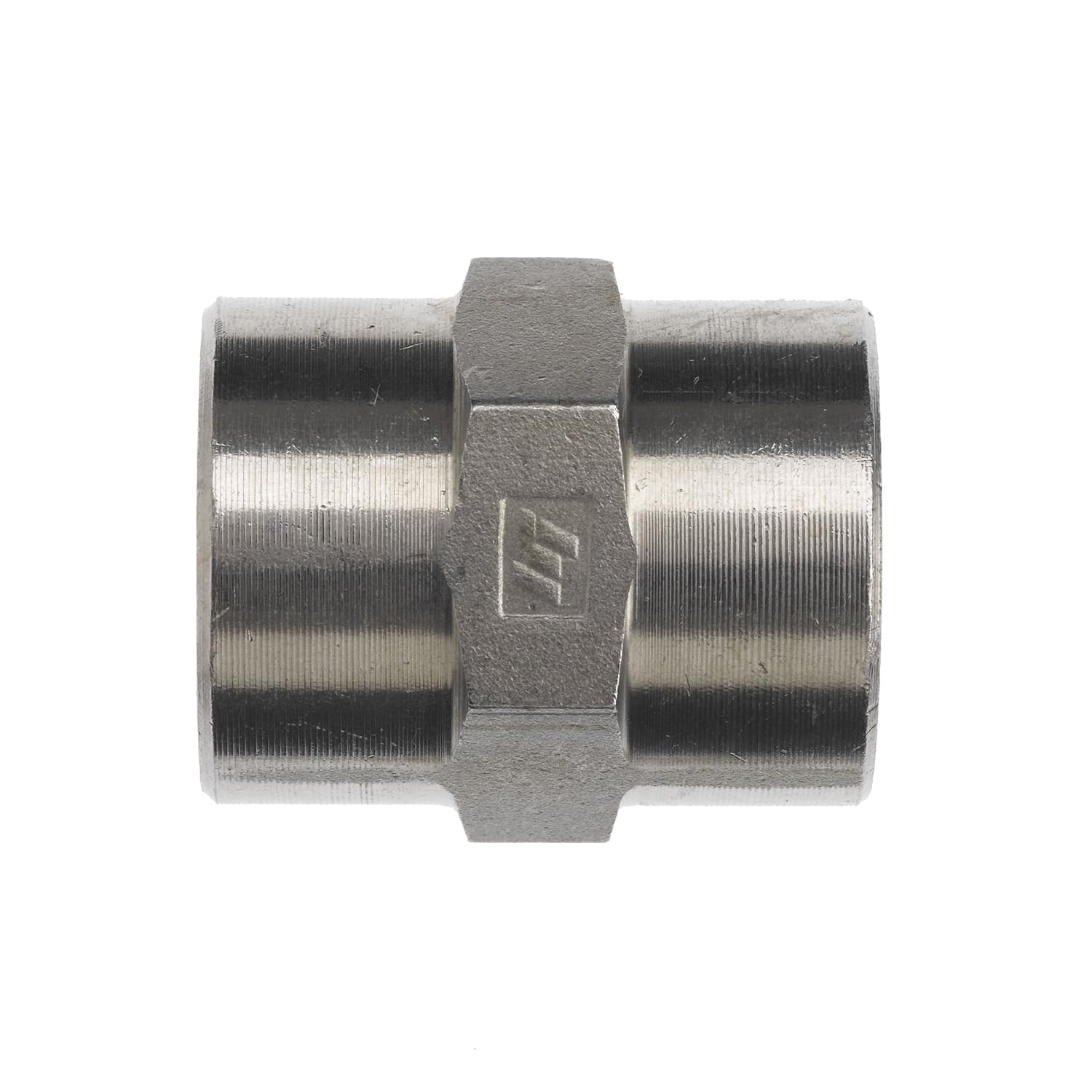 Brennan Industries 50000802 Steel Straight Adapter, 1/2"14 NPTF x 1/