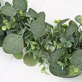 LOMOHOO Eucalyptus Garlands 2 Pack 5.7ft Mixed Leaves Greenery Vines view 4
