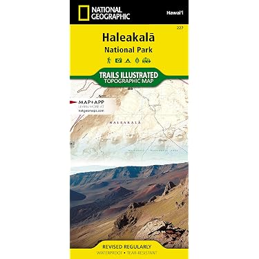 Haleakala National Park Map (National Geographic Trails