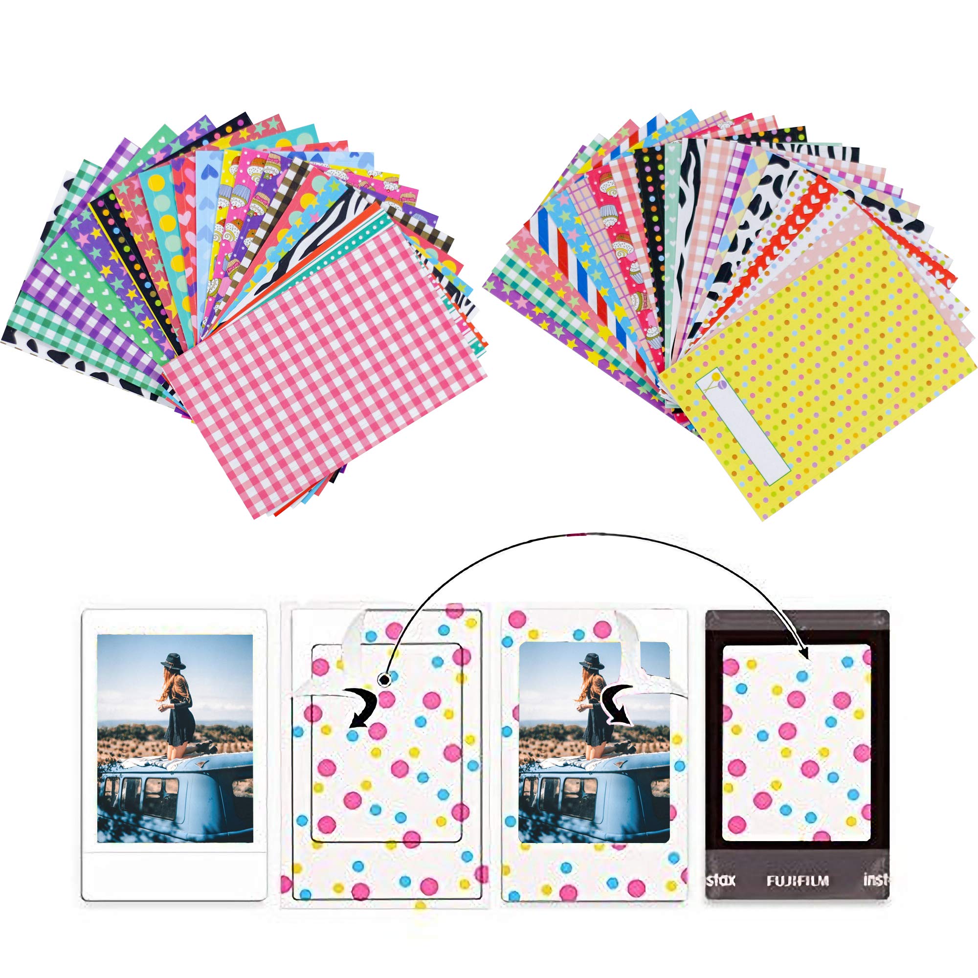 Ablus 64 Pockets Photo Album for Fujifilm Instax Mini 11 90 70 50S 26 25 9 8 8+ 7S Instant Camera, Polaroid Snap Z2300 PIC-300P Film & Kpop Photocards(Mint)