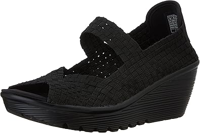 skechers cali women's parallel wedge sandal