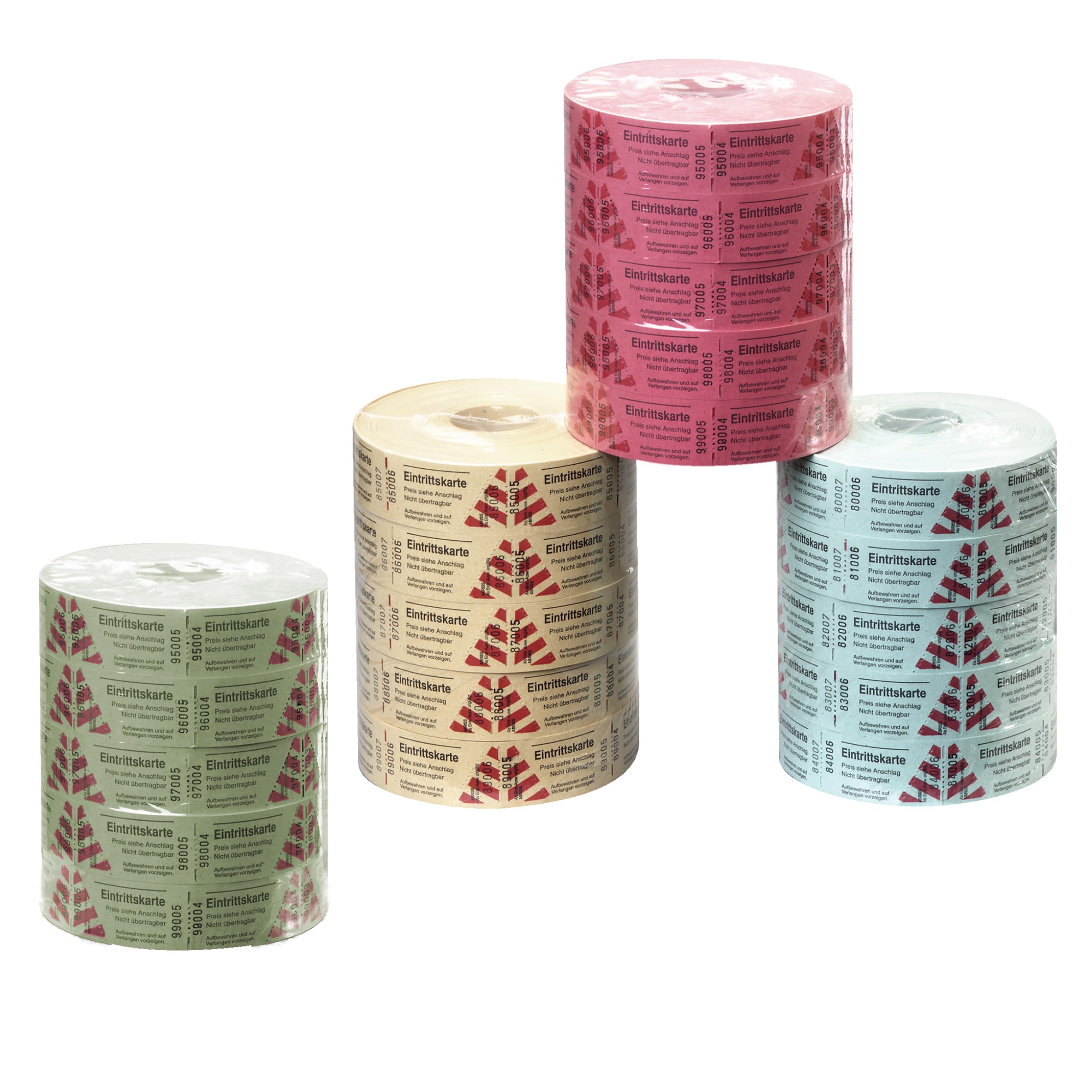 Herlitz 791822 Entrance Tickets 5 x 1000 Tearable