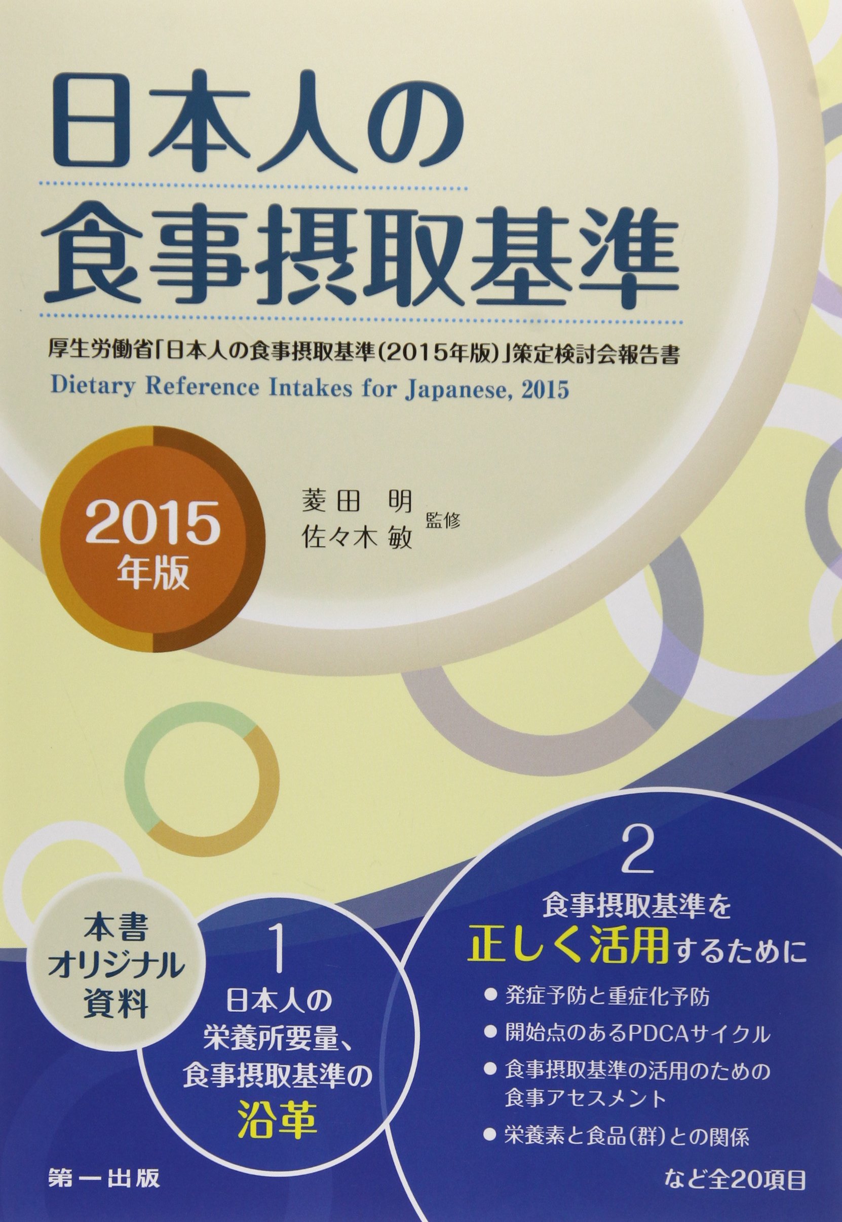 日本 人 食事 摂取 基準 2020