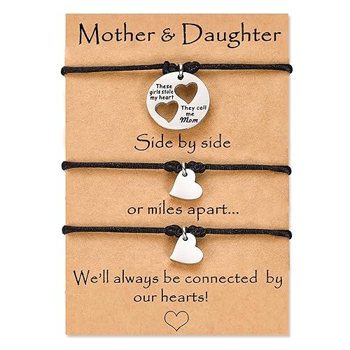 Mother Daughter Bracelets Mom Gifts from Daughter Birthday Gifts