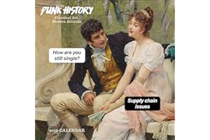 Punk History 2026 Wall Calendar: Classical Art, Modern Attitude
