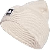 Adidas Womens Wide Cuff Tall Fit Beanie, Cuffed Slouchy Acrylic Knit Cap/Hat for Winter
