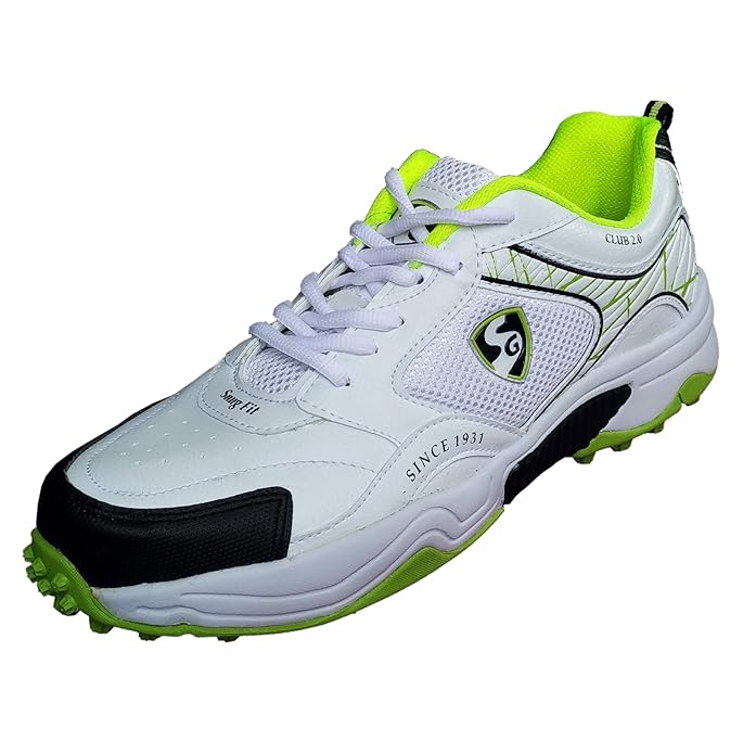 Buy SG ProCushioning Rubber Spikes Cricket Shoes 9 UK/43 EU (White