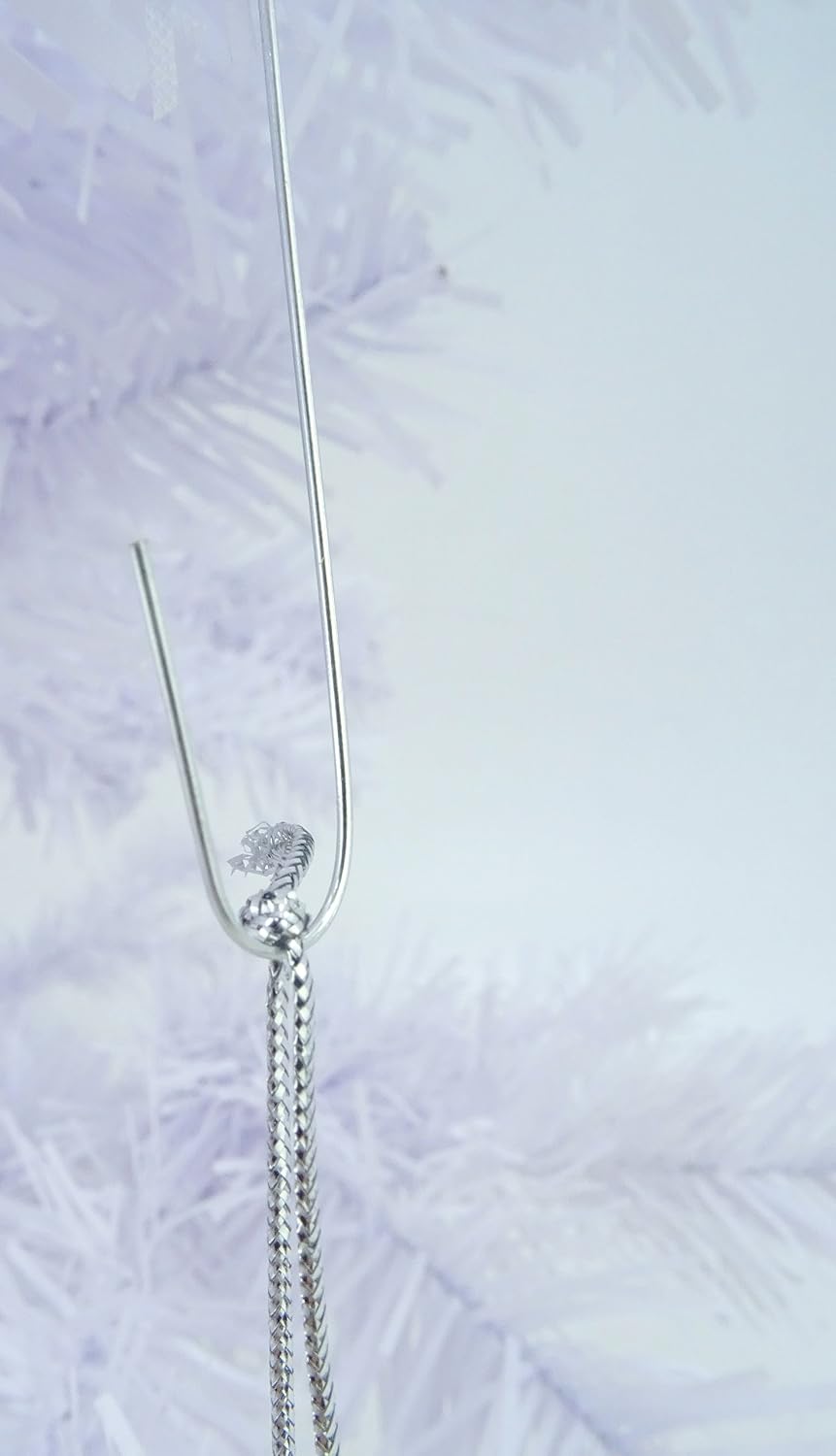 Toyland® Set of 150 Premier Multipurpose Ornament Hooks - 50 Giant Hooks & 100 Regular Hooks in Silver - Image 5
