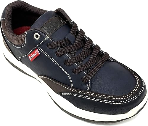 Amazon ボブソン メンズ カジュアル スニーカー 防水設計 S ネイビー 26 5cm Bobson ボブソン スニーカー