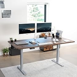 VIVO Electric 71 x 36 in Rustic Standing