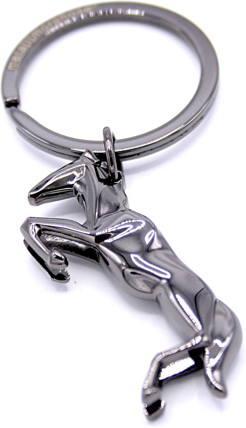 DKring Horse Keyring, Chrome, One size
