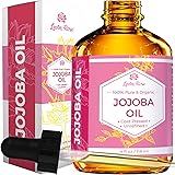 Jojoba Oil by Leven Rose, Pure Cold Pressed Natural Unrefined Moisturizer for Skin Hair and Nails, 4 Fl. ML