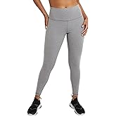 Champion Women's Leggings, Soft Touch, Moisture-Wicking, 7/8 Leggings for Women, 25"