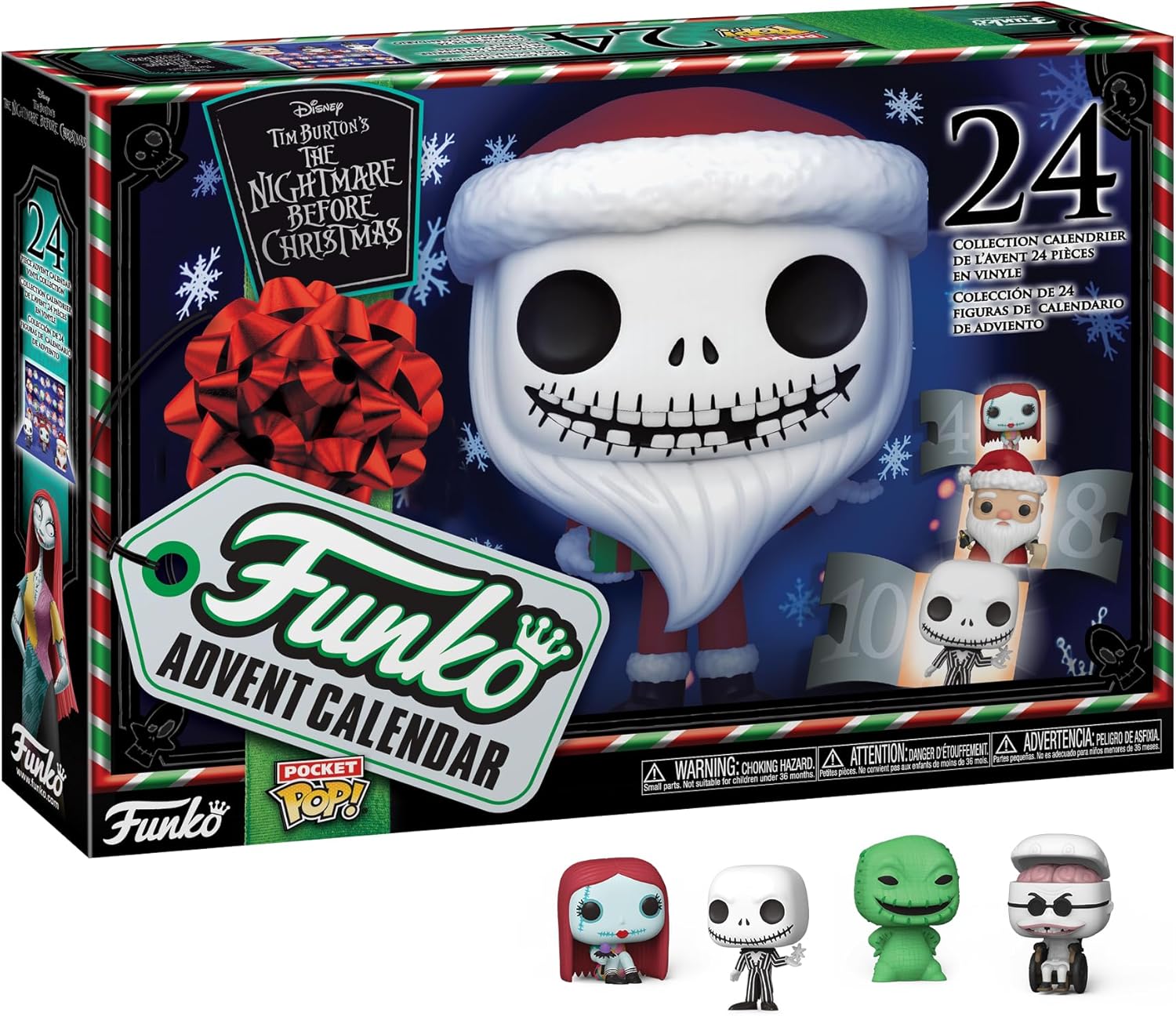 Advent Calendars - Funko Advent Calendar: The Nightmare Before Christmas - 24 Pocket Pop! Vinyl Figures (2020)