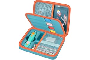 casmilee Case Compatible with 3Doodler Start+ Essentials 3D Pen Set for Kids, Art Activity Set Storage for Educational STEM Toy, Hold Plastic Filaments Strands- Green