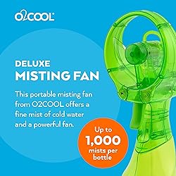 O2COOL Deluxe Handheld Battery Powered Water