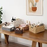 GRANNY SAYS Wicker Storage Baskets Set of 3 Large and Small Brown view 7