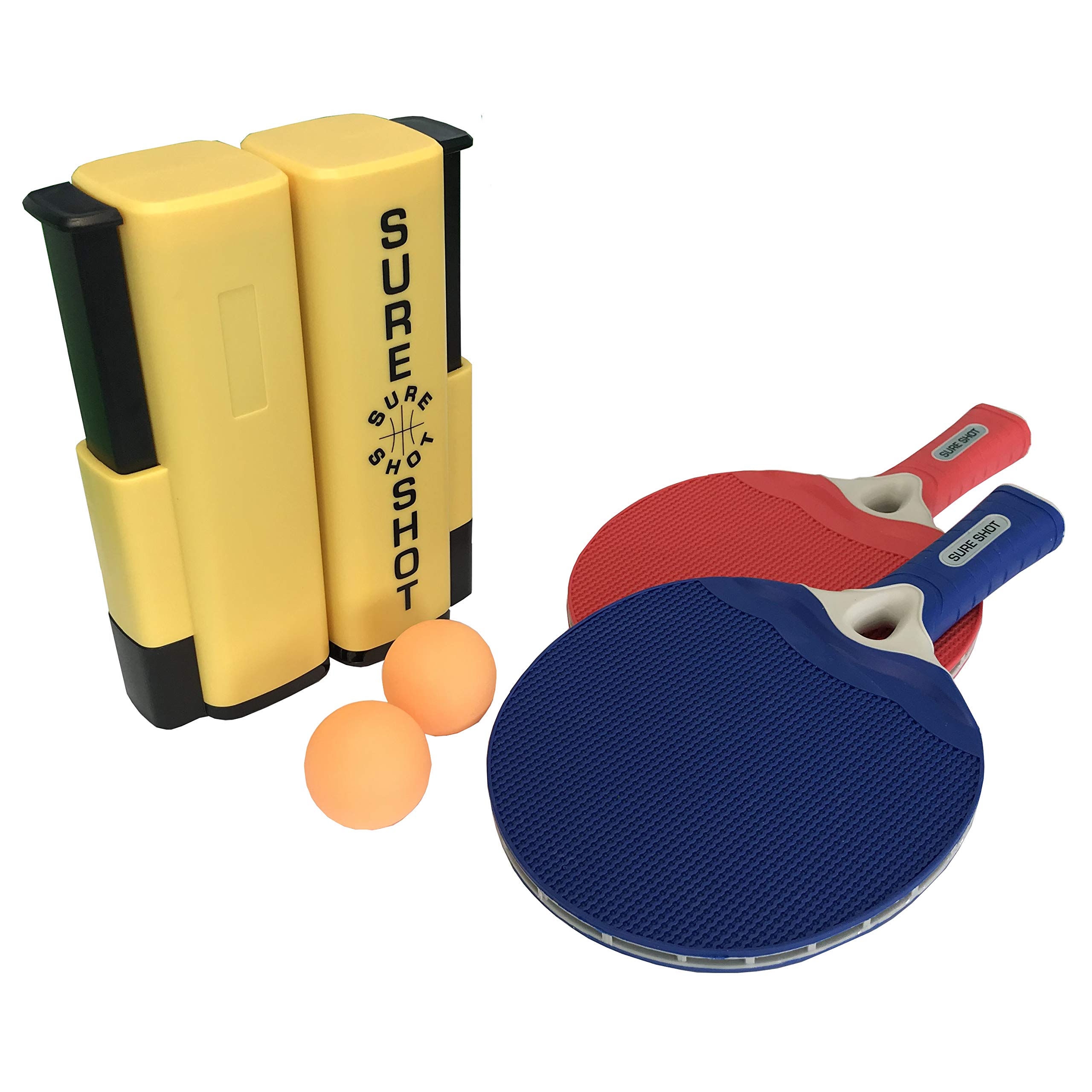 Sure Shot Matthew Syed Outdoor and Indoor Table Tennis Set Red/Blue