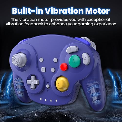 GHz Wireless GameCube Controller Switch Online Controller, USB Receiver  NGC Receiver, Compatible with Wi