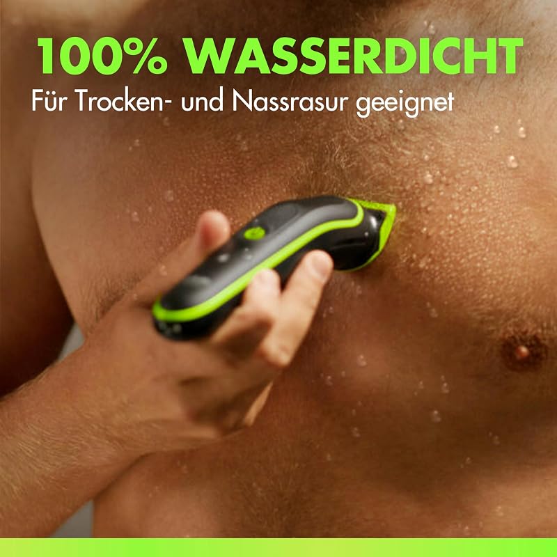 Labs i3 Body + Intimate Trimmer Herren, Schwarz/Grün — Foto 6 von 8