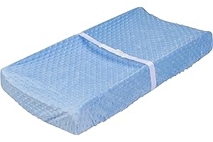 Gerber Baby Boys Girls Neutral Newborn Infant Baby Toddler Nursery Changing Pad Cover, Dotted Blue, 16" x 32"