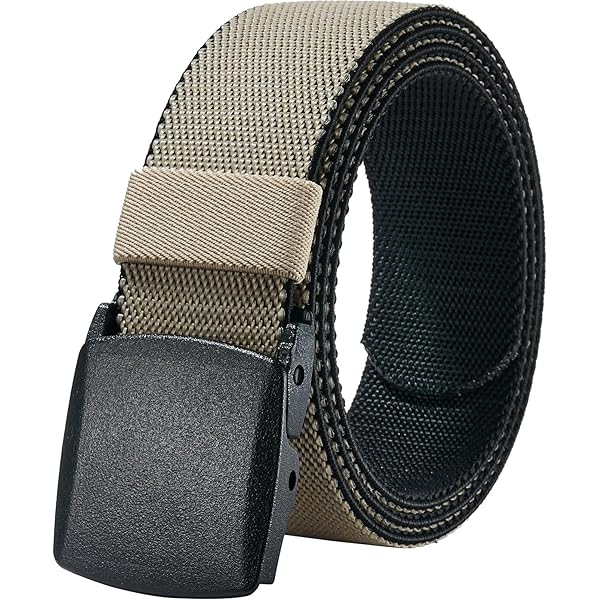 LionVII Men's Work Belts, 2 Colors in 1 Canvas Belt for men