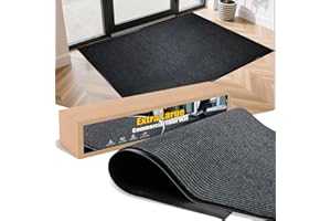 RVSURVE Entrance Mat for Home or Office - 3 x 5 Feet, Carpeted Indoor/Outdoor Entry Mat - Absorbent, Slip Resistant, Low-Profile, Easy to Clean, Rubber Entry Mat - Charcoal
