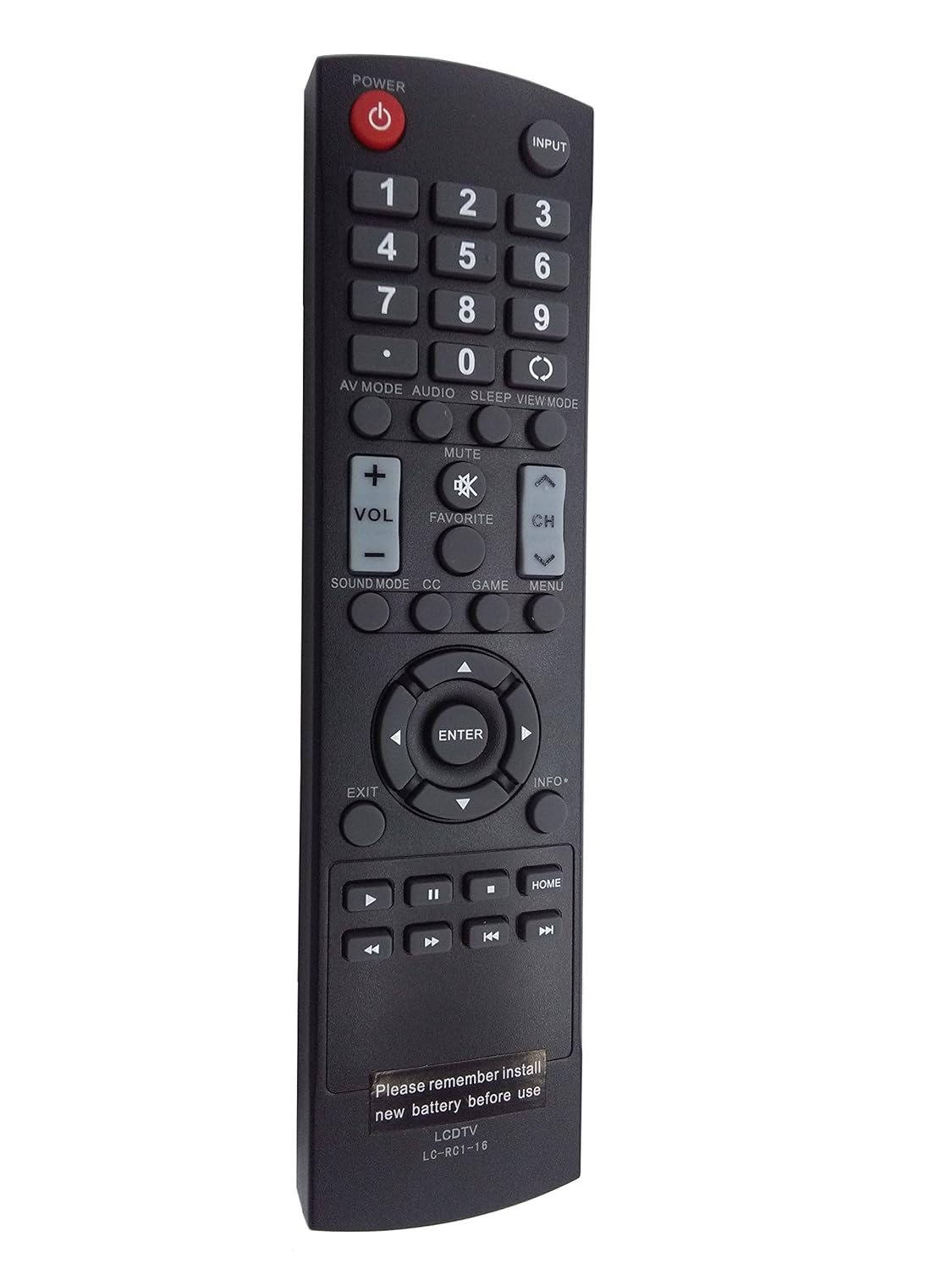 New Remote Controller LCDTV LC-RC1-16 LCRC116 fit for Sharp LC-50LB370U LC-32LB370U  LC-32LB370 LC-32LB261U LC-42LB261U LC-50LB261U LC-32LB150U LC-42LB150U ...