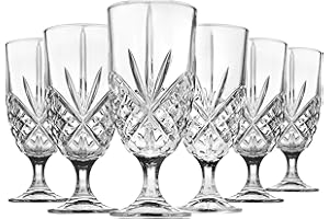 Godinger Iced Tea Beverage Glasses Cups, Dublin - 16 oz, Set of 6